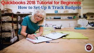 Quickbooks 2018 Tutorial for Beginners  How to SetUp amp Track Budgets [upl. by Lihkin]