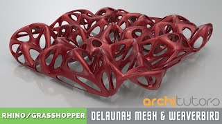 Grasshopper Tutorial  Delaunay Mesh amp Weaverbird [upl. by Sehguh660]