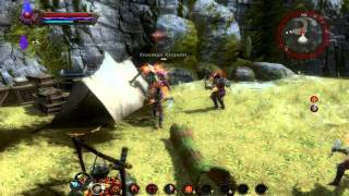 Kingdoms of Amalur Reckoning  Pure Might combat and combos [upl. by Revlis]