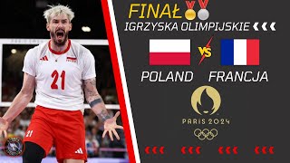 GRAND FINAL VOLLEYBALL OLYMPICS PARIS 2024 POLAND VS FRANCE [upl. by Kelcey]