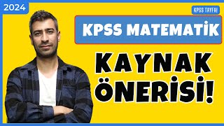 2024 KPSS Matematik Kaynak Önerileri [upl. by Petronia]