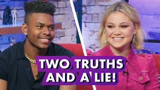 Olivia Holt amp Aubrey Joseph Spill Cloak amp Dagger Secrets  Earths Mightiest Show [upl. by Junie]