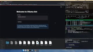 ClientServer Architecture LLM ChatBot via Ollama FastAPI LlamaIndex Streamlit Read Description [upl. by Verneuil979]