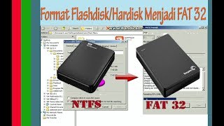 Cara Format Flashdisk atau Hardisk Menjadi FAT 32 Menggunakan Gui Format HD Quality MP4 [upl. by Jeanne]