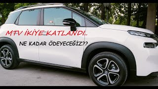 C3 Aircross 12 Benzinli Motorlu Taşıtlar Vergisi MTV Ne Kadar Ödeyeceğiz [upl. by Assenab]