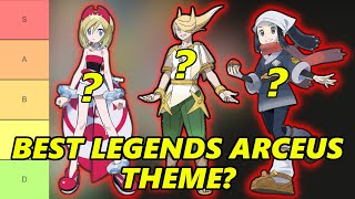 RANKING EVERY POKÉMON LEGENDS ARCEUS THEME Tier List [upl. by Anirdua]