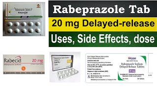 Rabeprazole 20 mg tablet  Rabeprazole tablets ip 20 mg in hindi Uses Side Effects Dosage [upl. by Nerdna653]