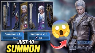 Just in 10 Summon 😱 New Vergil Legend Seeker  Devil May Cry Peak Of Combat [upl. by Ilowell]