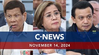 UNTV CNEWS  November 14 2024 [upl. by Beverle]