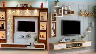 OUTSTANDING TV UNIT WALL DECORATION DESIGNSDECORACIÓN DE PARED MUEBLE TV [upl. by Purity711]