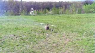 RC heli crashes  beginners Loctite setup and fire [upl. by Emmye]