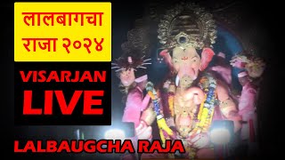 Live Ganpati Visarjan 2024  Lalbaugcha Raja Visarjan 2024  Maharashtra Ganesh Visarjan 2024 Live [upl. by Couq291]