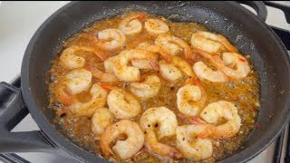 🍤 👌Knoblauch Garnelen Rezept Wie man Shrimps in 5 Minuten köstlich macht ASMR [upl. by Nicki709]