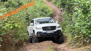 Mercedes X250 vs Isuzu Dmax v Nissan Navara v Mitsubishi L200 [upl. by Celin919]