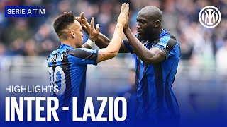 INTER 31 LAZIO  HIGHLIGHTS  SERIE A 2223 ⚫🔵🇬🇧 [upl. by Sanfo802]