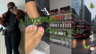 VLOGMAS  DAY 3 amp 4  MAINTENANCE DAYS  WAXING  PEDICURE  ZARA HAUL  SHOE HAUL [upl. by Lucais]