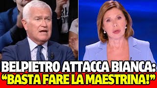 🔴BELPIETRO ATTACCA BIANCA BERLINGUER BASTA FARE LA MAESTRINA [upl. by Hsakaa]