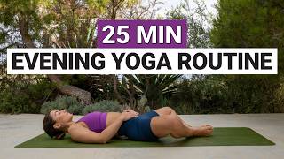 25 Min Evening Yoga Flow  Daily Routine To Relax amp Unwind [upl. by Katonah]