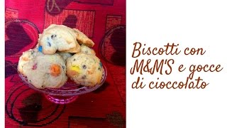 Biscotti MampMS con gocce di cioccolato [upl. by Hannahc668]