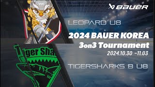 1st BAUER 3on3 Tournament Game 42 U8 레오파즈 vs 타이거샥스 B U8 결선 DIVB I [upl. by Latsryc]