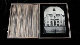 Collectible ambrotype in wooden case [upl. by Atteval]