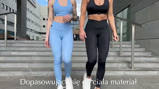 Wyszczuplające legginsy na zakładkę Gym Star [upl. by Elidad]