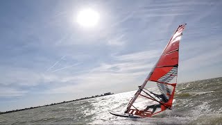 Windsurfing jibe training at Makkum [upl. by Osyth]