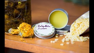 How to Make a Calendula Salve [upl. by Ainaled]