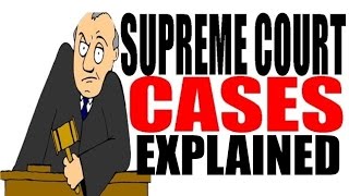 Supreme Court Cases For Dummies US History Review [upl. by Resaec]