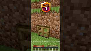 SECRET BASES DIFFERENT RANK 💯 minecraft [upl. by Eiboh]