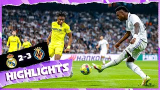 Real Madrid 23 Villarreal CF  HIGHLIGHTS  LaLiga 202223 [upl. by Ethelstan]