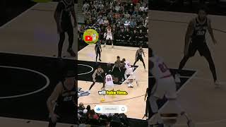 Wiggins Strategy Against the Shot Blocker shorts youtubeshorts ytshots nba sports [upl. by Bloxberg]