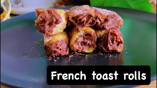 French toast rolls 🍯 a very yummy treat for picky eaters easyrecipes [upl. by Nawat]