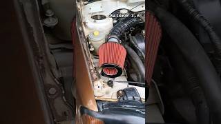 DIY custom Air Filter installation Baleno car baleno shorts [upl. by Hardner]