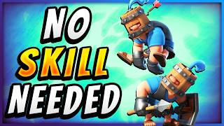 EXPLOSIVE NO SKILL RECRUITS DECK CANT BE STOPPED — Clash Royale [upl. by Nabala477]