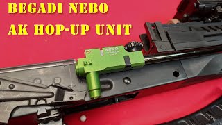 Airsoft  Bloc Hopup NEBO Begadi pour AK French [upl. by Inalak118]