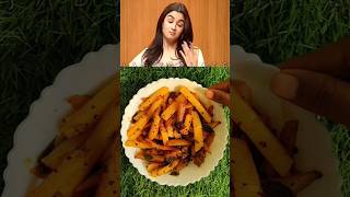 Alu fry Alia Bhatts favourite food alia aliabhatt aloo aloorecipe yt shorts bollywood [upl. by Chadd]