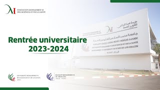 Campus UM6SS Rabat  Rentrée universitaire 20232024 [upl. by Siroved]