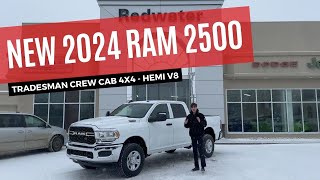 New 2024 Ram 2500 Tradesman Crew Cab 4x4  HEMI V8  Stock  RR20976  Redwater Dodge [upl. by Iniretake]