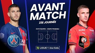 📋PSG vs RENNES  AVANT MATCH COMPO STATS  psg rennes ligue1 mbappe football paris 🔴🔵 [upl. by Adrea619]