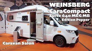 Weinsberg CaraCompact Suite 640 MEG MB Edition Pepper  semiintegral on Mercedes Sprinter [upl. by Lakim]