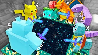 Minecraft But Pokemon Beat The Game For Me [upl. by Schiff]