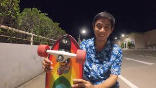 ZFlex Surf A Gogo Fish 31quot Surfskate Review and Test Ride [upl. by Sadnac100]