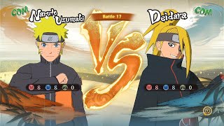 Naruto VS Deidara Naruto Melawan Deidara Full Fight [upl. by Eened]