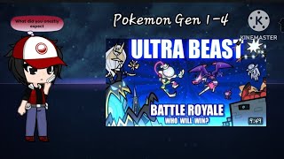 Gl2 Pokemon Gen 14 React to Pokémon battle royal Ultra beast [upl. by Maurita]