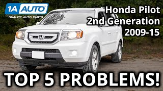 Top 5 Problems Honda Pilot SUV 2nd Generation 200915 [upl. by Iey]