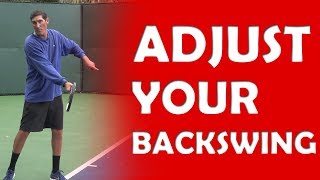 Adjust Your Backswing  HANDLING PACE [upl. by Chrisy]