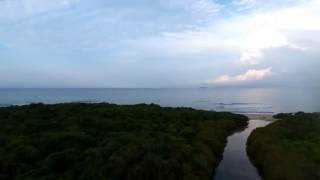 La Lancha Surf Break drone video from Wildmex Mita Headquarters [upl. by Adnilema]