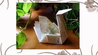 Origami ♥ Swan ♥  Napkin [upl. by Naashar]