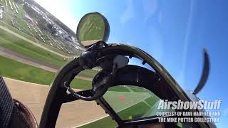 Flying the Spitfire in Oshkosh Spitfire Mk IX Helmet Cam [upl. by Anne-Corinne]